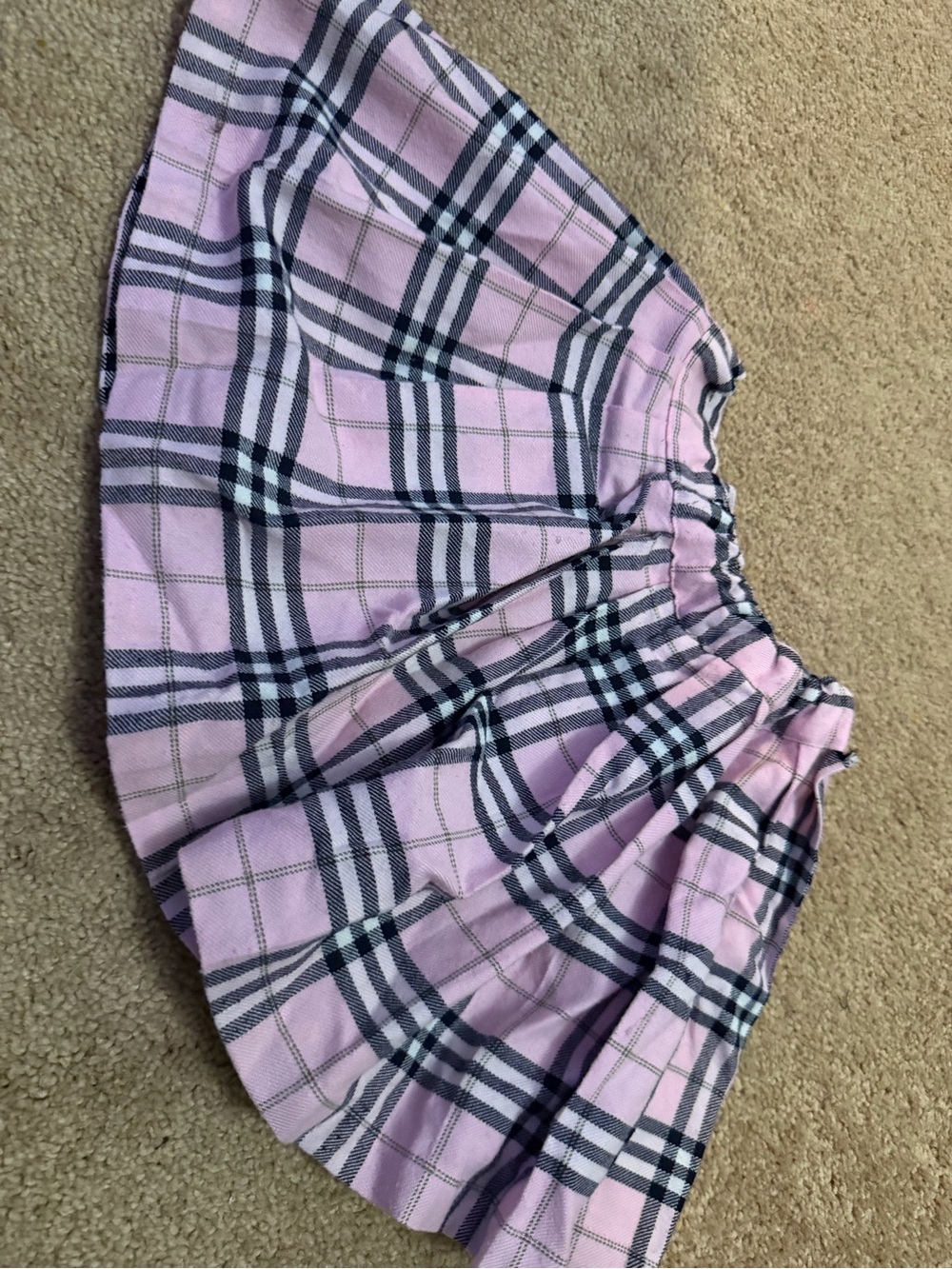 Pink Plaid Women's Skirt - Classic A-Line Style